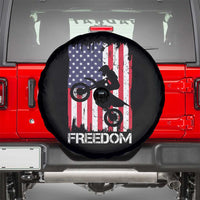 Freedom Motocross Dirt Bike Spare Tire Cover Patriotic American Flag - Wonder Print Shop