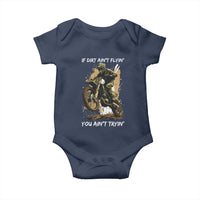 Dirt Bike Motocross Camo Baby Onesie If Dirt Ain't Flyin You Ain't Tryin - Wonder Print Shop
