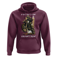 Dirt Bike Motocross Camo Hoodie If Dirt Ain't Flyin You Ain't Tryin - Wonder Print Shop