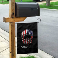 Dirt Bike American Flag Patriotic Garden Flag If Dirt Ain't Flyin You Ain't Tryin - Wonder Print Shop