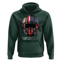 Dirt Bike American Flag Patriotic Hoodie If Dirt Ain't Flyin You Ain't Tryin - Wonder Print Shop