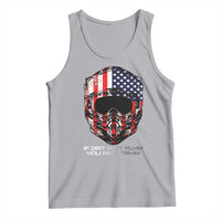 Dirt Bike American Flag Patriotic Tank Top If Dirt Ain't Flyin You Ain't Tryin - Wonder Print Shop