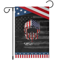 Dirt Bike American Flag Patriotic Garden Flag If Dirt Ain't Flyin You Ain't Tryin