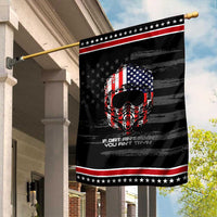 Dirt Bike American Flag Patriotic Garden Flag If Dirt Ain't Flyin You Ain't Tryin