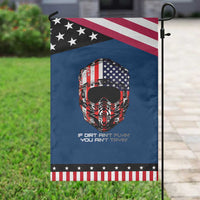 Dirt Bike American Flag Patriotic Garden Flag If Dirt Ain't Flyin You Ain't Tryin