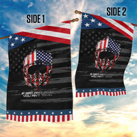 Dirt Bike American Flag Patriotic Garden Flag If Dirt Ain't Flyin You Ain't Tryin