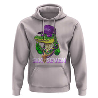 Mardi Gras Alligator Hoodie Funny Six Seven MAGA Political Meme