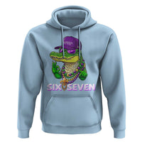 Mardi Gras Alligator Hoodie Funny Six Seven MAGA Political Meme