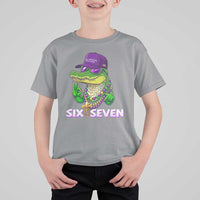 Mardi Gras Alligator T Shirt For Kid Funny Six Seven MAGA Political Meme