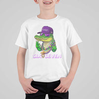Mardi Gras Alligator T Shirt For Kid Funny Six Seven MAGA Political Meme