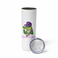 Mardi Gras Alligator Skinny Tumbler Funny Six Seven MAGA Political Meme