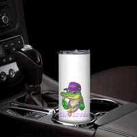 Mardi Gras Alligator Skinny Tumbler Funny Six Seven MAGA Political Meme