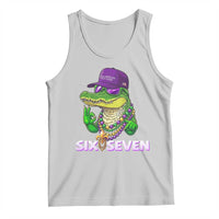 Mardi Gras Alligator Tank Top Funny Six Seven MAGA Political Meme