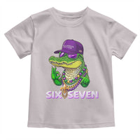 Mardi Gras Alligator Toddler T Shirt Funny Six Seven MAGA Political Meme