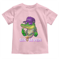 Mardi Gras Alligator Toddler T Shirt Funny Six Seven MAGA Political Meme