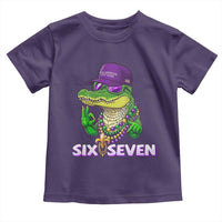 Mardi Gras Alligator Toddler T Shirt Funny Six Seven MAGA Political Meme