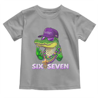 Mardi Gras Alligator Toddler T Shirt Funny Six Seven MAGA Political Meme