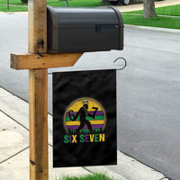 Mardi Gras Bigfoot Garden Flag Funny Six Seven Meme Carnival Trendy