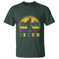 Mardi Gras Bigfoot T Shirt Funny Six Seven Meme Carnival Trendy