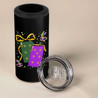 67 Mardi Gras 4 in 1 Can Cooler Tumbler Funny Six Seven Playing Cards Meme