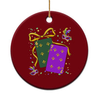 67 Mardi Gras Ceramic Ornament Funny Six Seven Playing Cards Meme