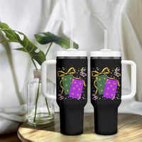 67 Mardi Gras Tumbler With Handle Funny Six Seven Playing Cards Meme