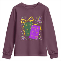 67 Mardi Gras Youth Sweatshirt Funny Six Seven Playing Cards Meme