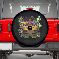 Mardi Gras Queen Spare Tire Cover Messy Pun Carnival Party