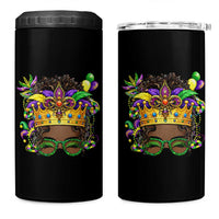 Mardi Gras Queen 4 in 1 Can Cooler Tumbler Messy Pun Carnival Party