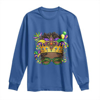 Mardi Gras Queen Long Sleeve Shirt Messy Pun Carnival Party