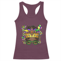 Mardi Gras Queen Racerback Tank Top Messy Pun Carnival Party
