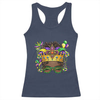 Mardi Gras Queen Racerback Tank Top Messy Pun Carnival Party