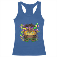 Mardi Gras Queen Racerback Tank Top Messy Pun Carnival Party