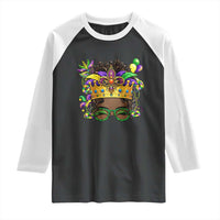 Mardi Gras Queen Raglan Shirt Messy Pun Carnival Party