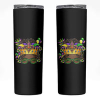 Mardi Gras Queen Skinny Tumbler Messy Pun Carnival Party