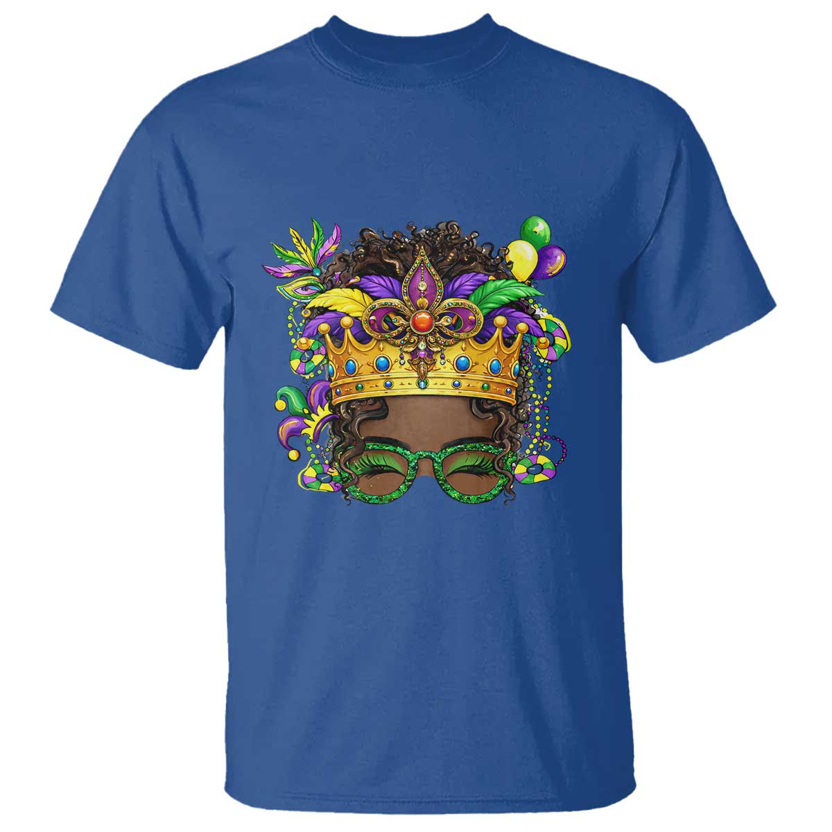 Mardi Gras Queen T Shirt Messy Pun Carnival Party