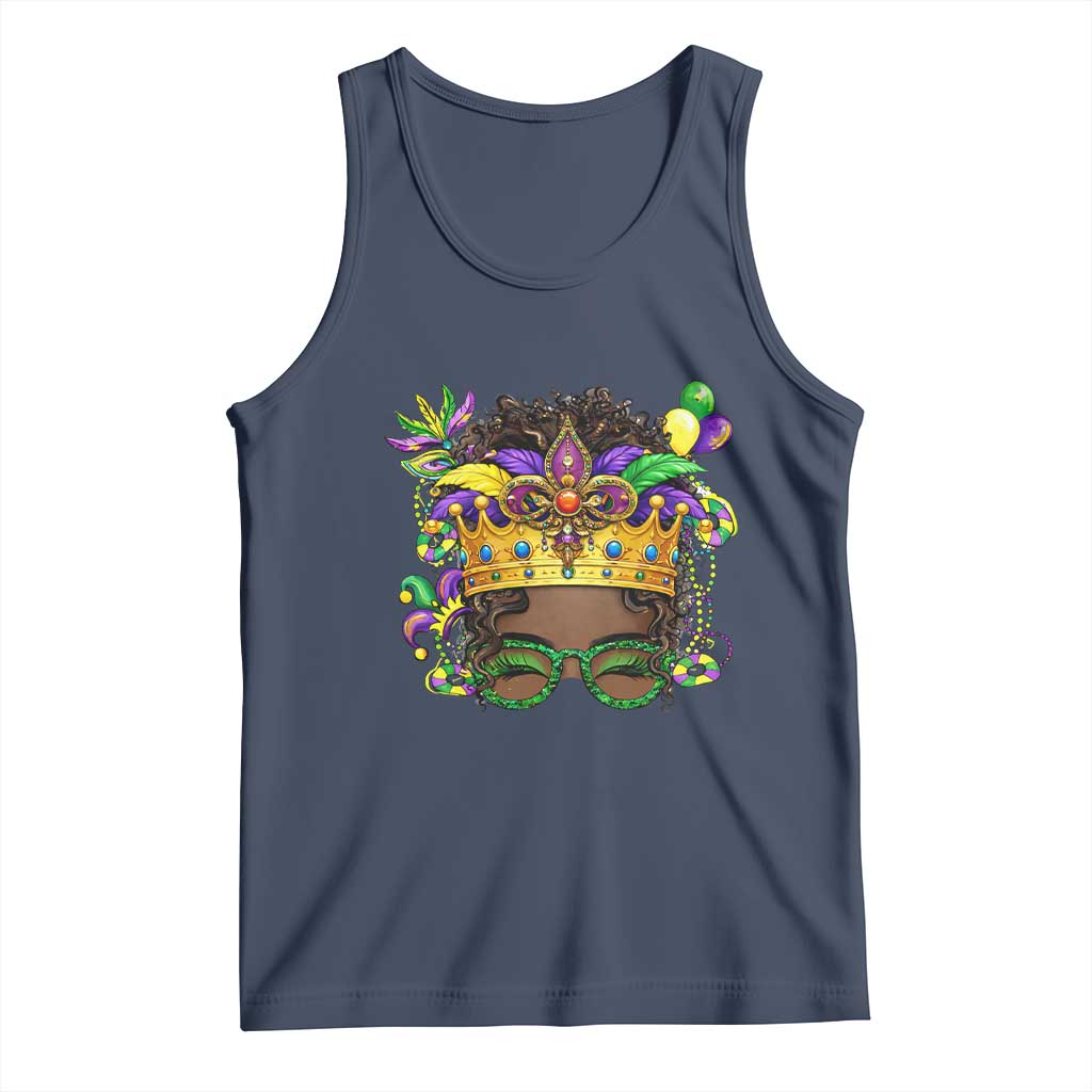 Mardi Gras Queen Tank Top Messy Pun Carnival Party