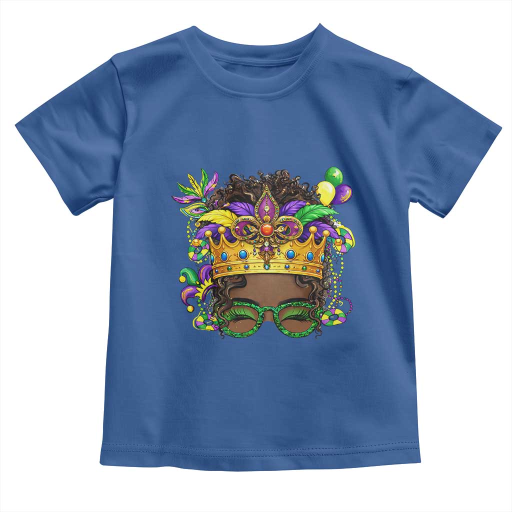 Mardi Gras Queen Toddler T Shirt Messy Pun Carnival Party