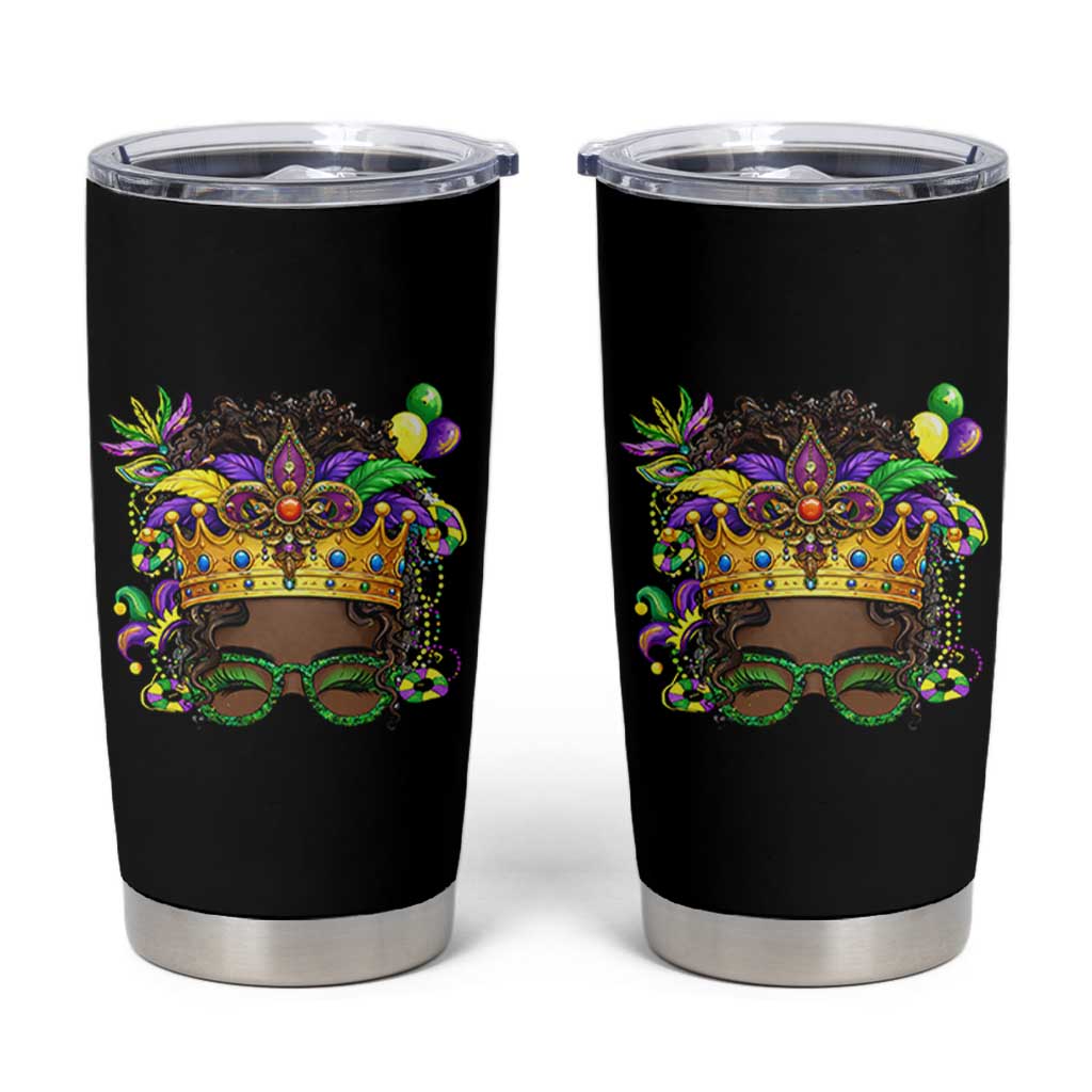 Mardi Gras Queen Tumbler Cup Messy Pun Carnival Party