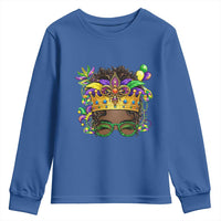 Mardi Gras Queen Youth Sweatshirt Messy Pun Carnival Party