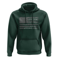 Everything is Fine Trust Your Government Hoodie Funny Political Sarcastic American Flag