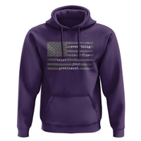 Everything is Fine Trust Your Government Hoodie Funny Political Sarcastic American Flag