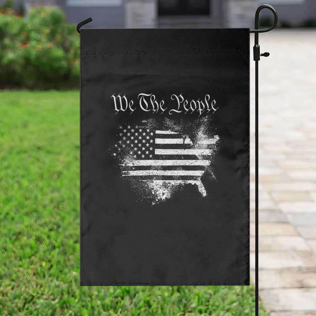We The People Garden Flag Vintage Grunge American Flag 4th of July 1776