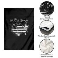We The People Garden Flag Vintage Grunge American Flag 4th of July 1776