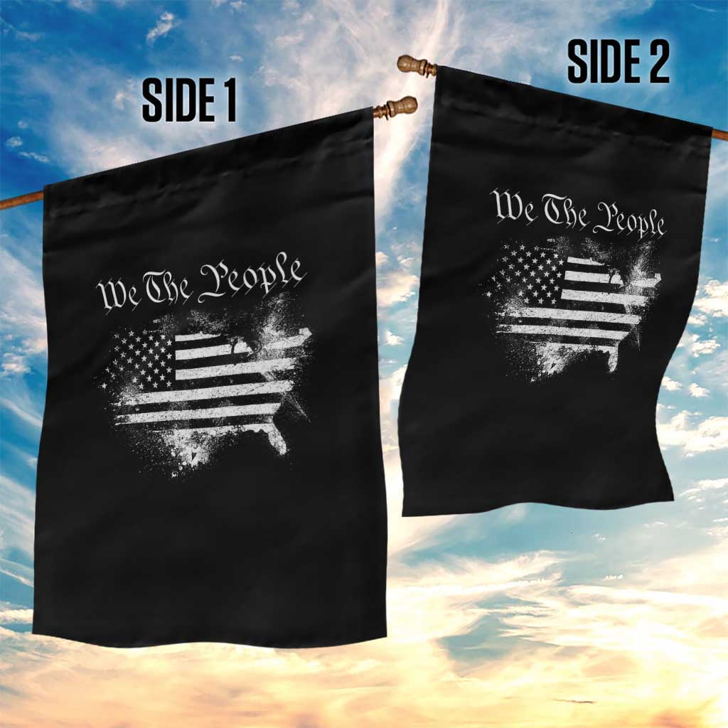 We The People Garden Flag Vintage Grunge American Flag 4th of July 1776