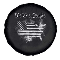 We The People Spare Tire Cover Vintage Grunge American Flag 4th of July 1776