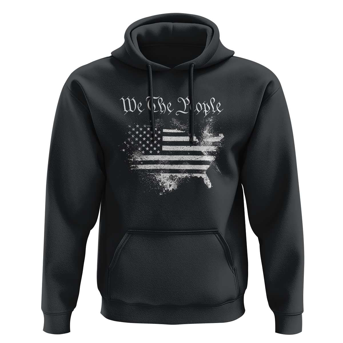 We The People Hoodie Vintage Grunge American Flag 4th of July 1776