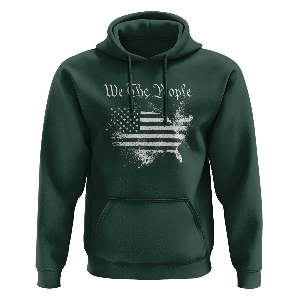 We The People Hoodie Vintage Grunge American Flag 4th of July 1776