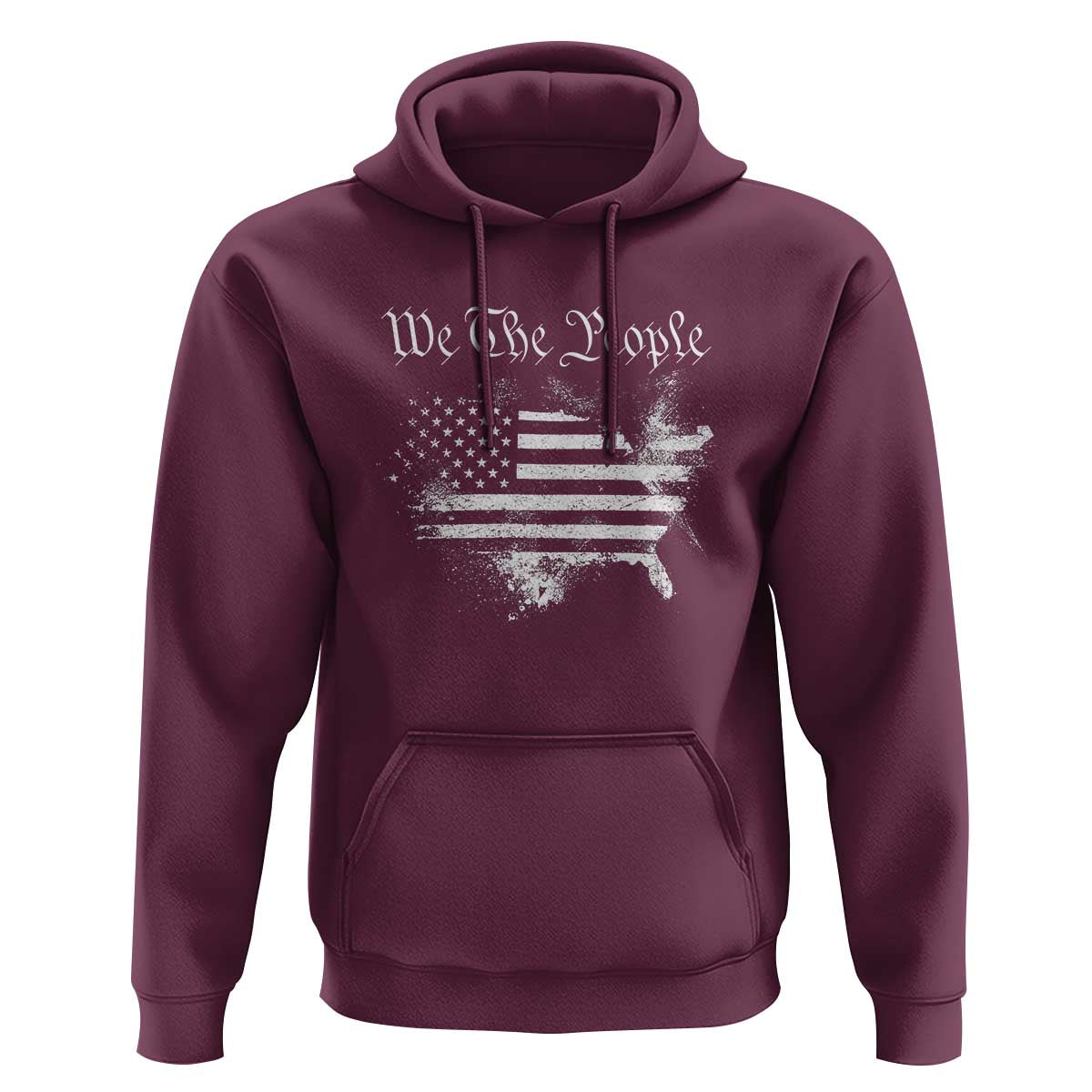 We The People Hoodie Vintage Grunge American Flag 4th of July 1776