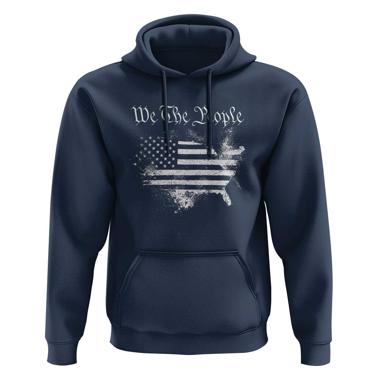 We The People Hoodie Vintage Grunge American Flag 4th of July 1776